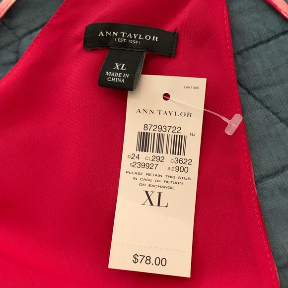 NWT Ann Taylor Silk Shell - Picture 6 of 7